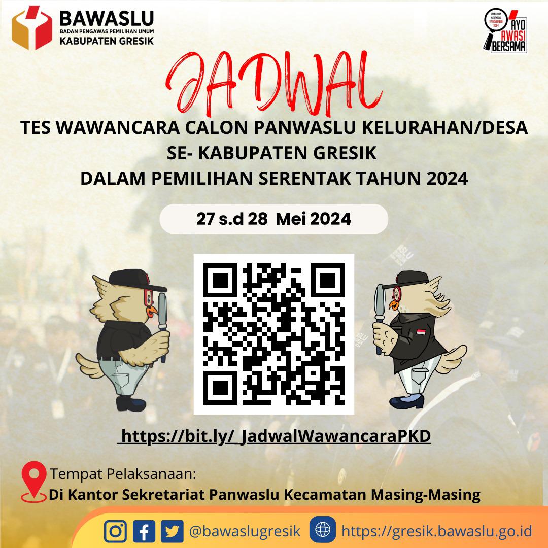 Pengumuman Jadwal Wawancara