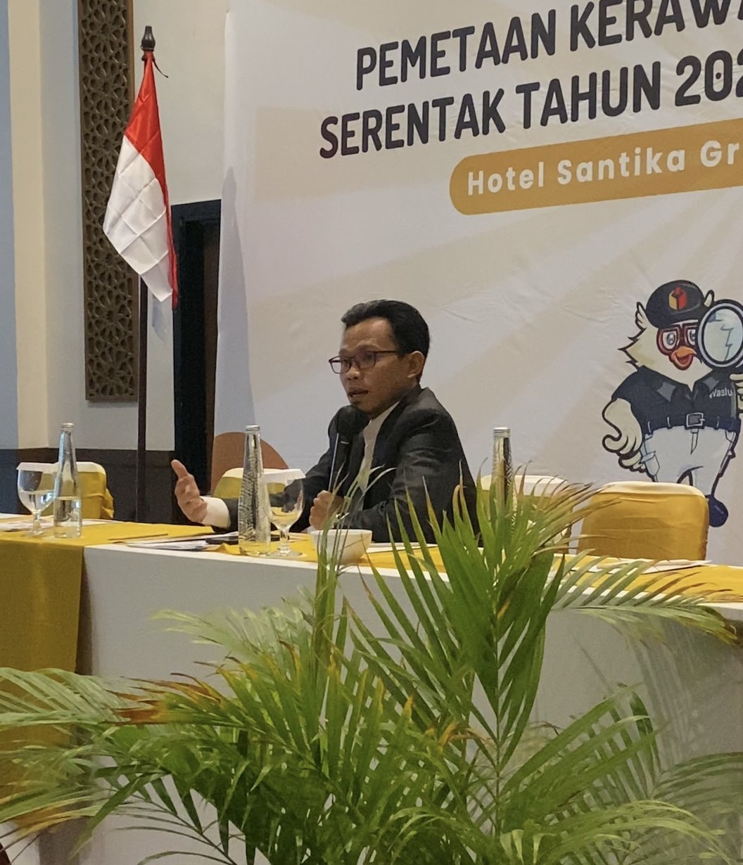 Habibur rohman dalam menjelaskan indeks kerawanan pemilihan serentak 2024