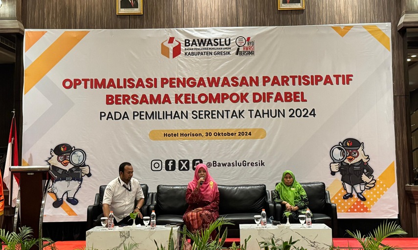 Bawaslu Gelar Optimalisasi Pengawasan Partisipatif bersama kelompok difabel