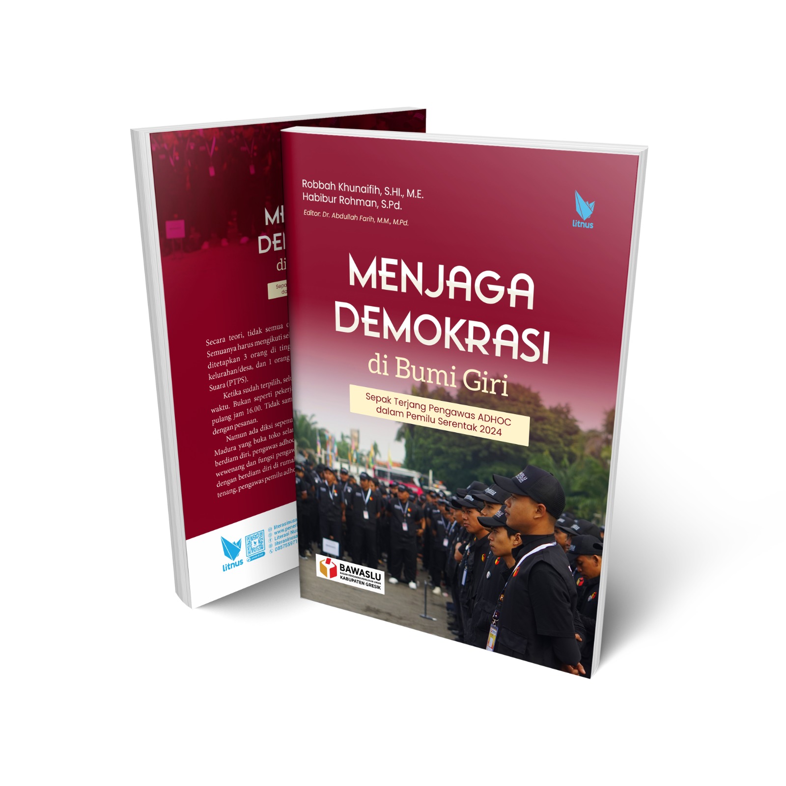 Buku Menjaga Demokrasi di Bumi Giri