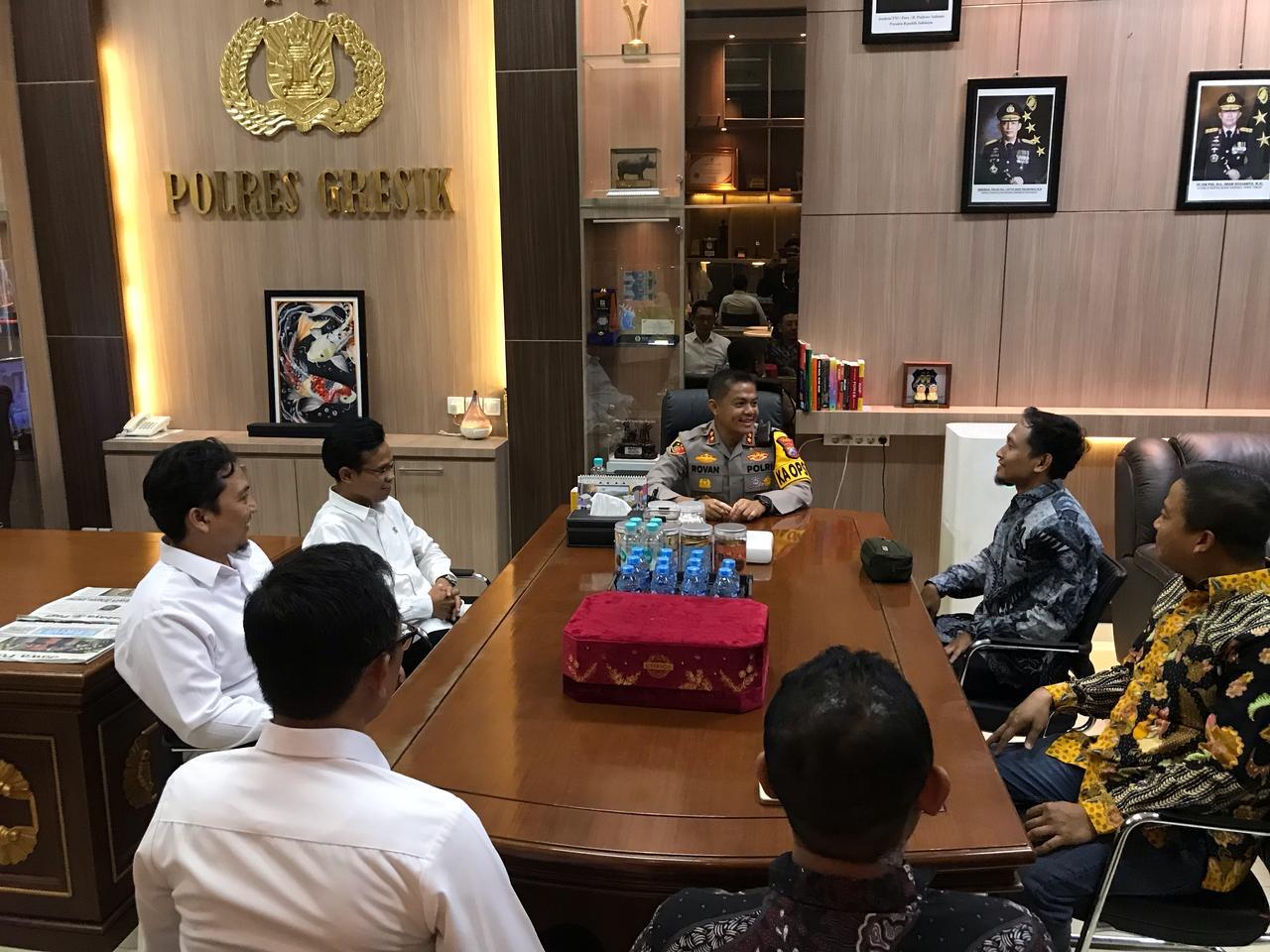 Bawaslu Gresik lakukan audiensi ke polres Gresik