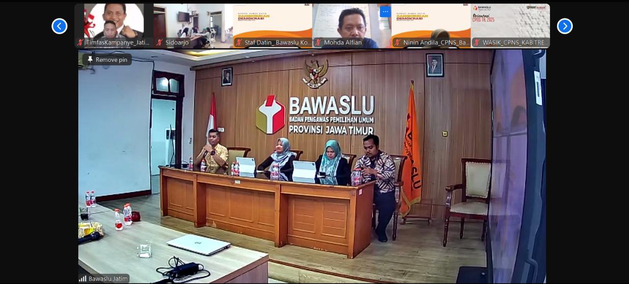 Bawaslu Gresik Ikuti Cangkrukan Demokrasi
