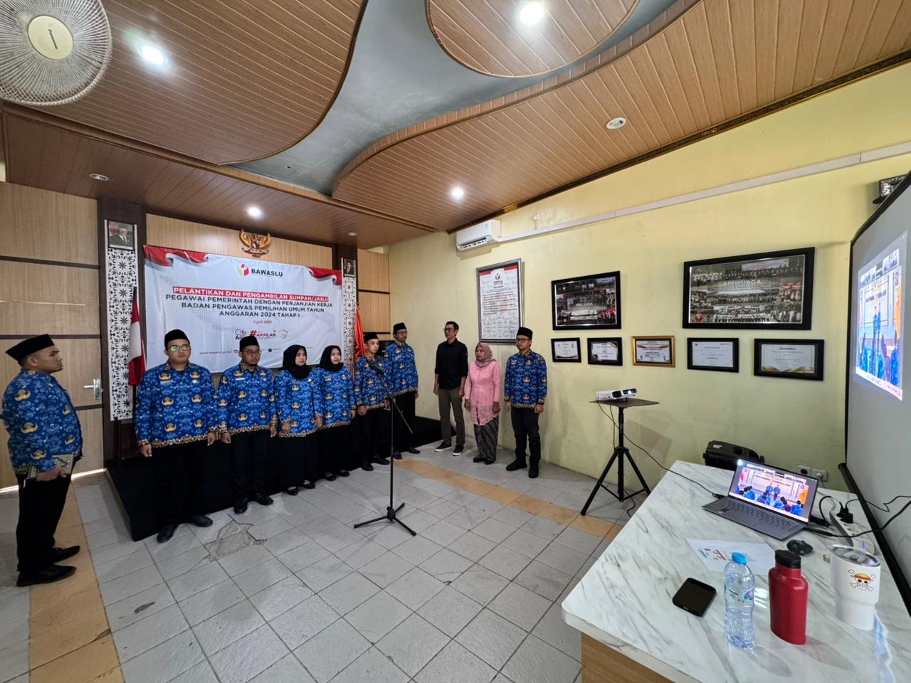 pelantikan PPPK Bawaslu Gresik