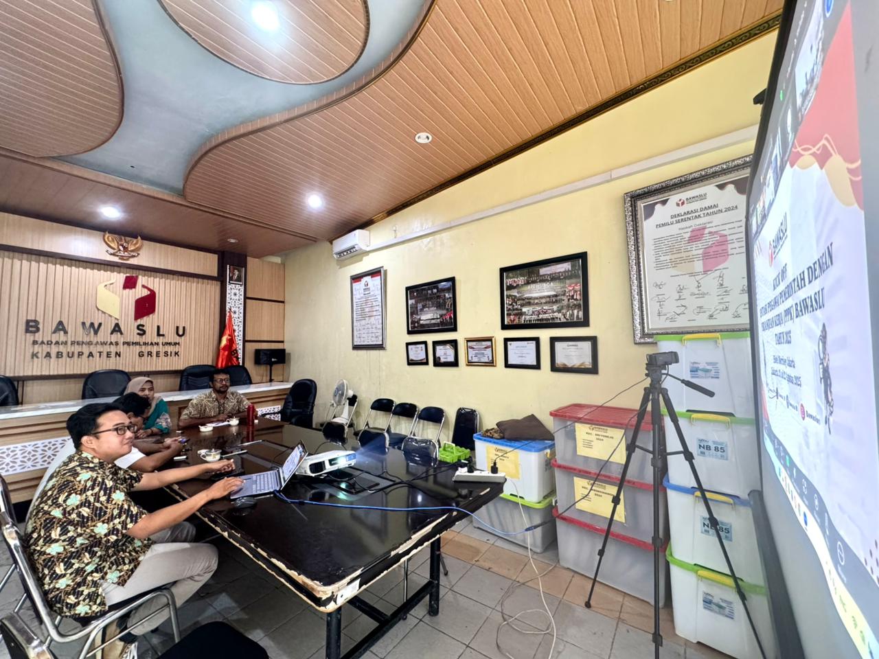 PPPK Bawaslu Gresik Ikuti Kick Off Orientasi 2025