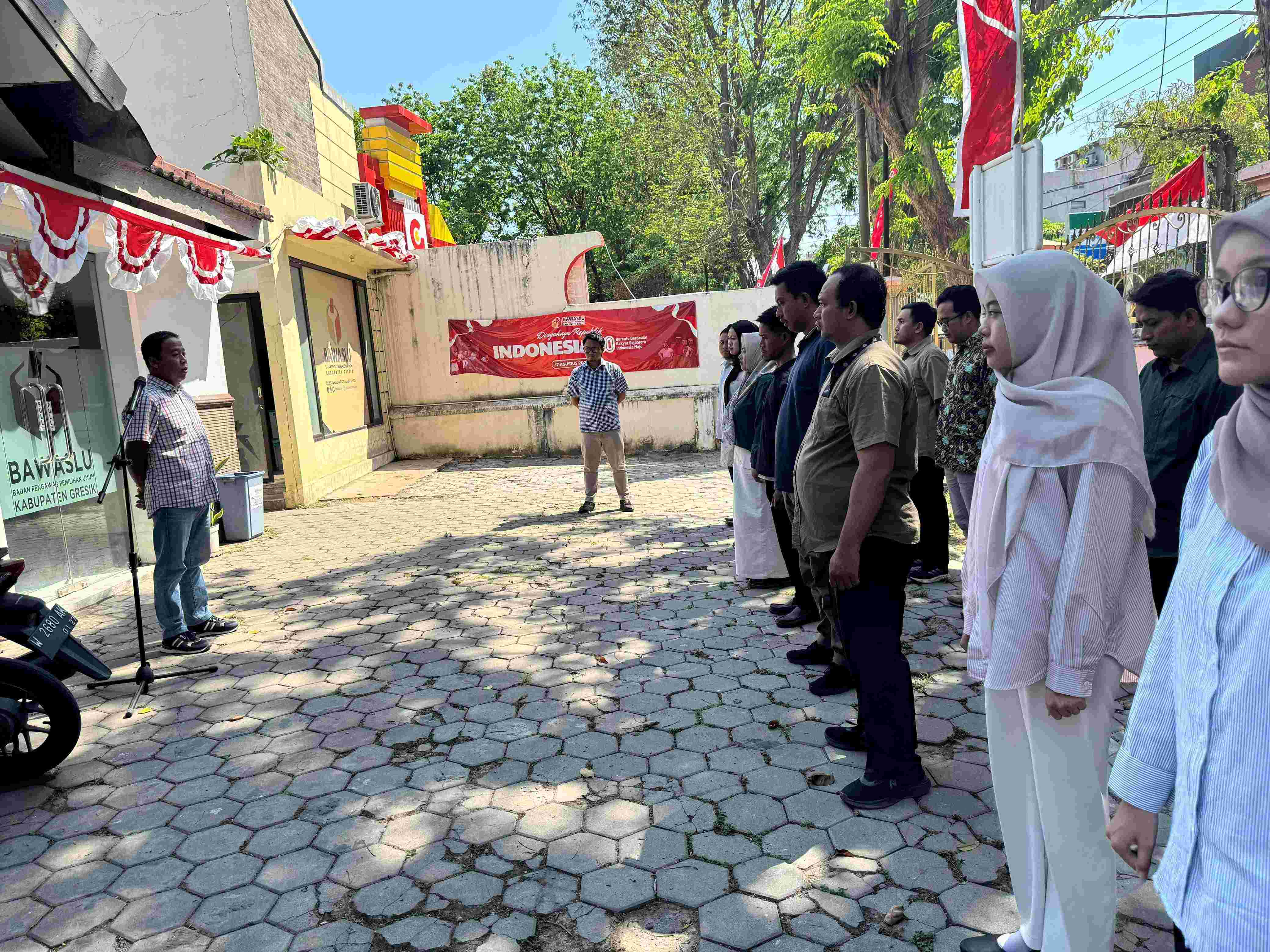 apel Pagi Bawaslu Gresik