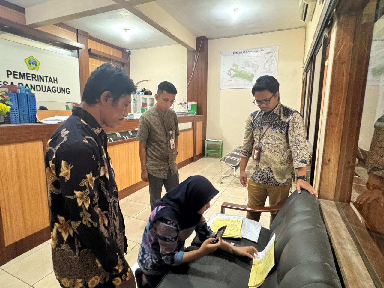 uji petik di Pemdes Randuagung