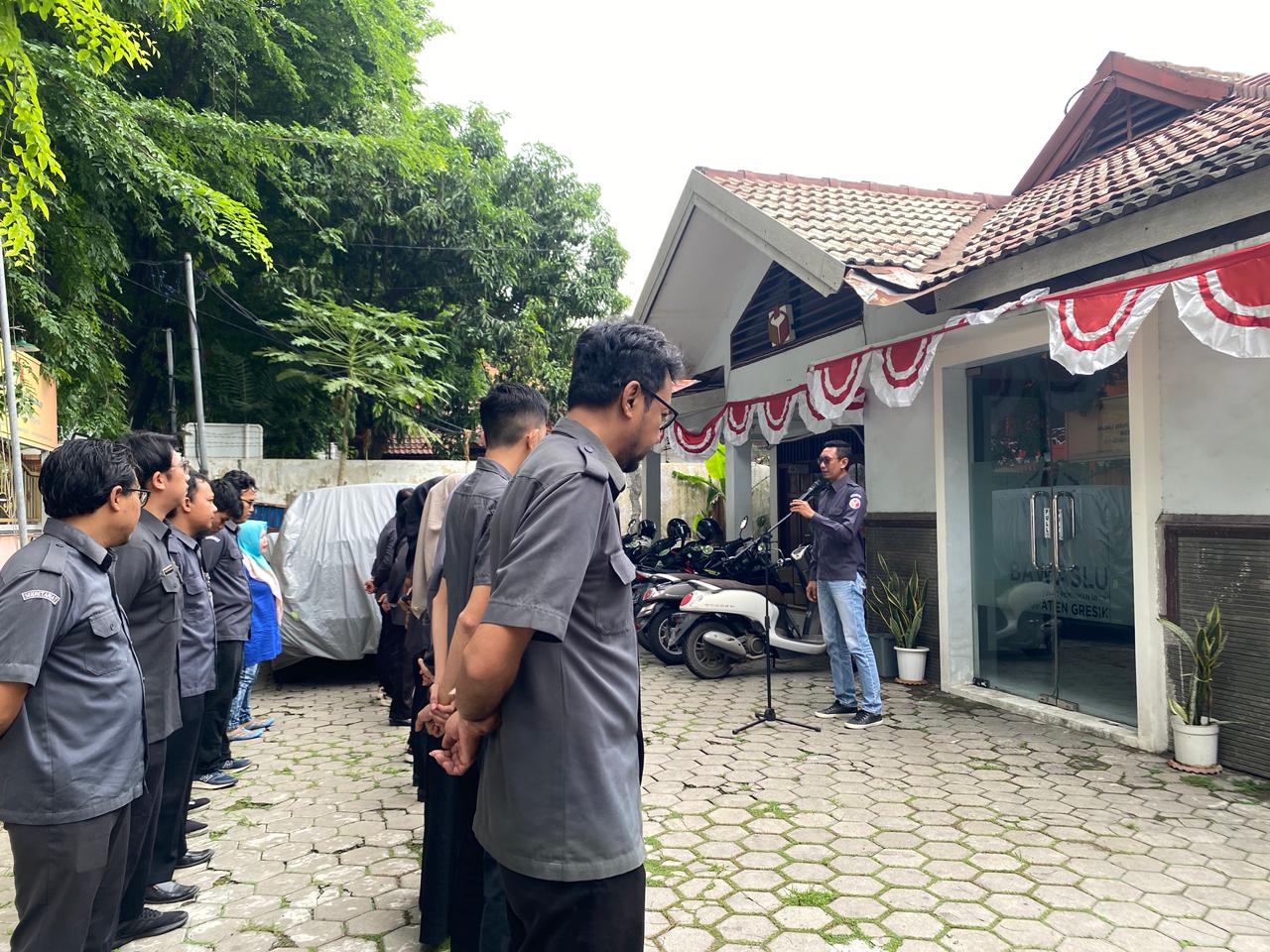 apel pagi Bawaslu Gresik