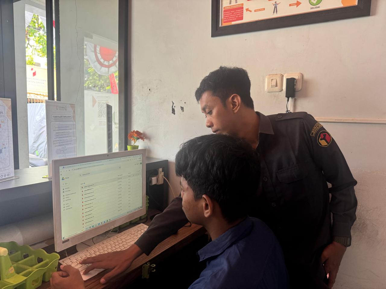 Pembelajaran siswa magang bawaslu gresik