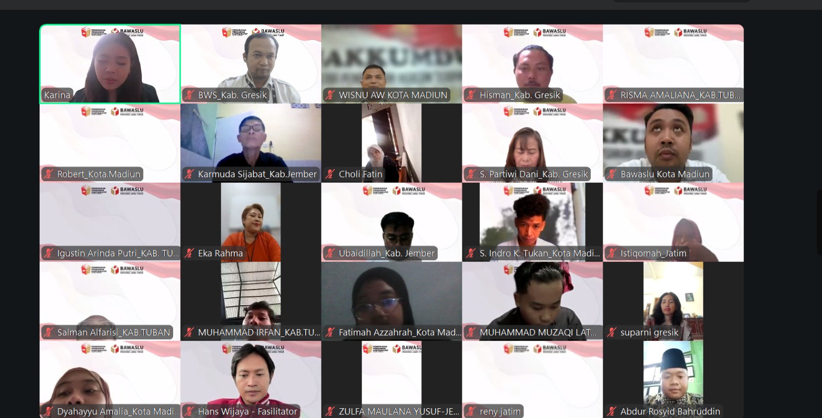 Zoom Pendidikan Pengawas Partisipatif