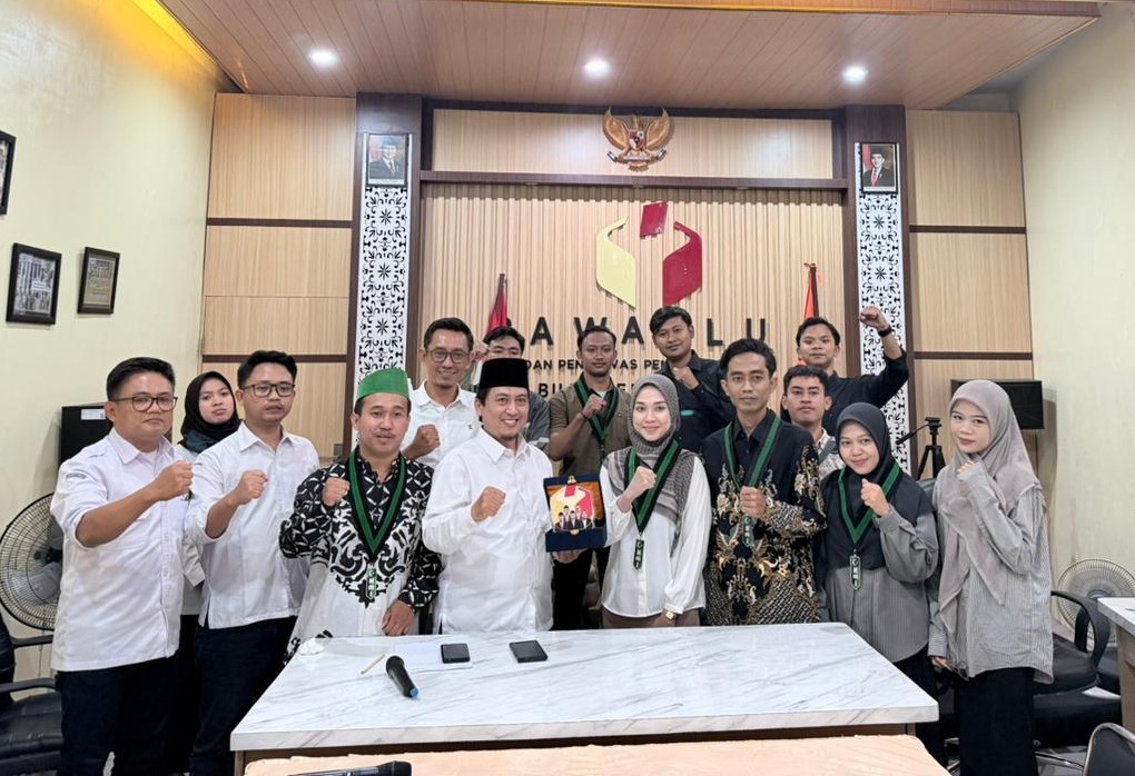 Audiensi HMI ke Bawaslu Gresik