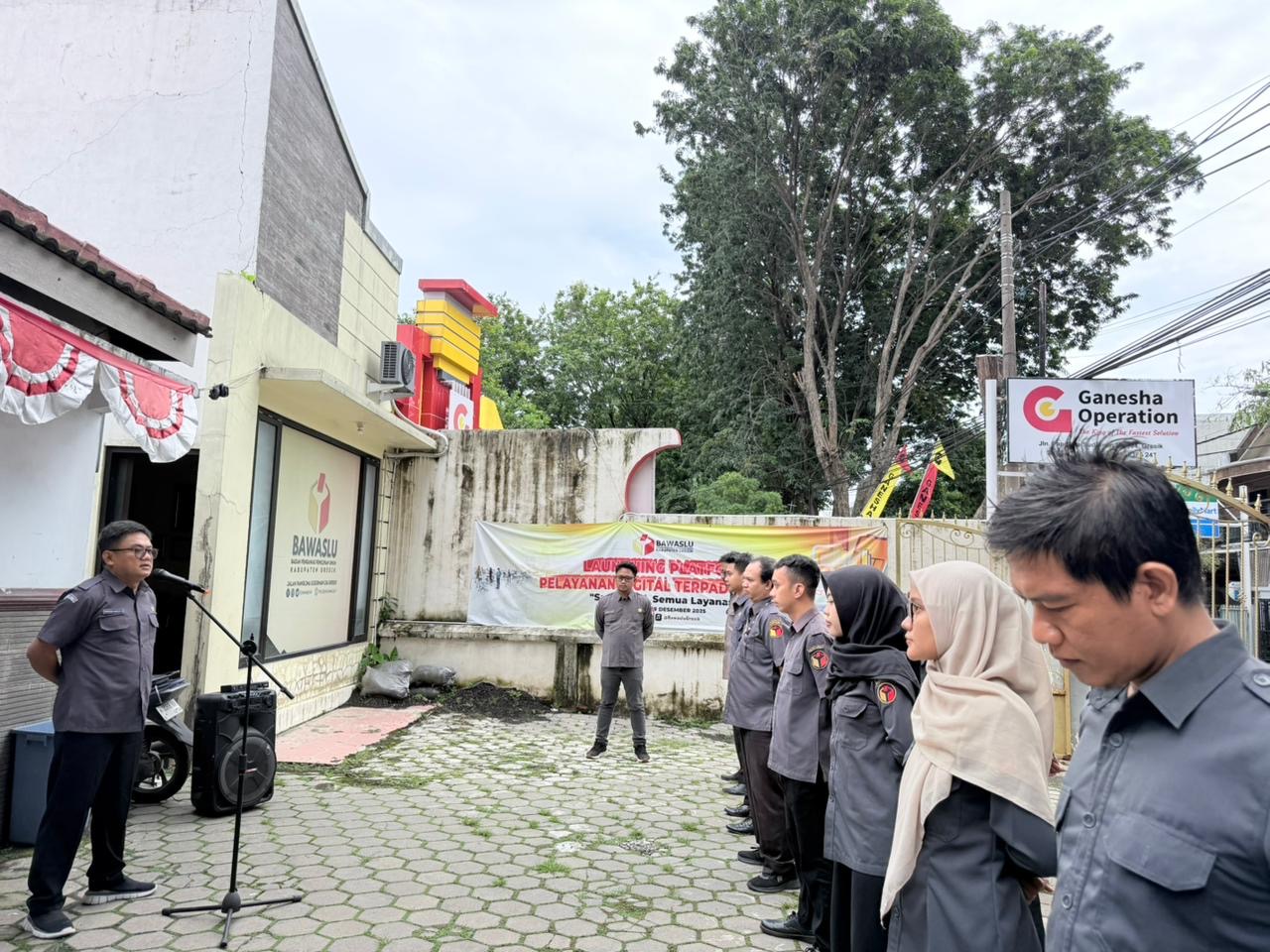 Apel senin Bawaslu Gresik