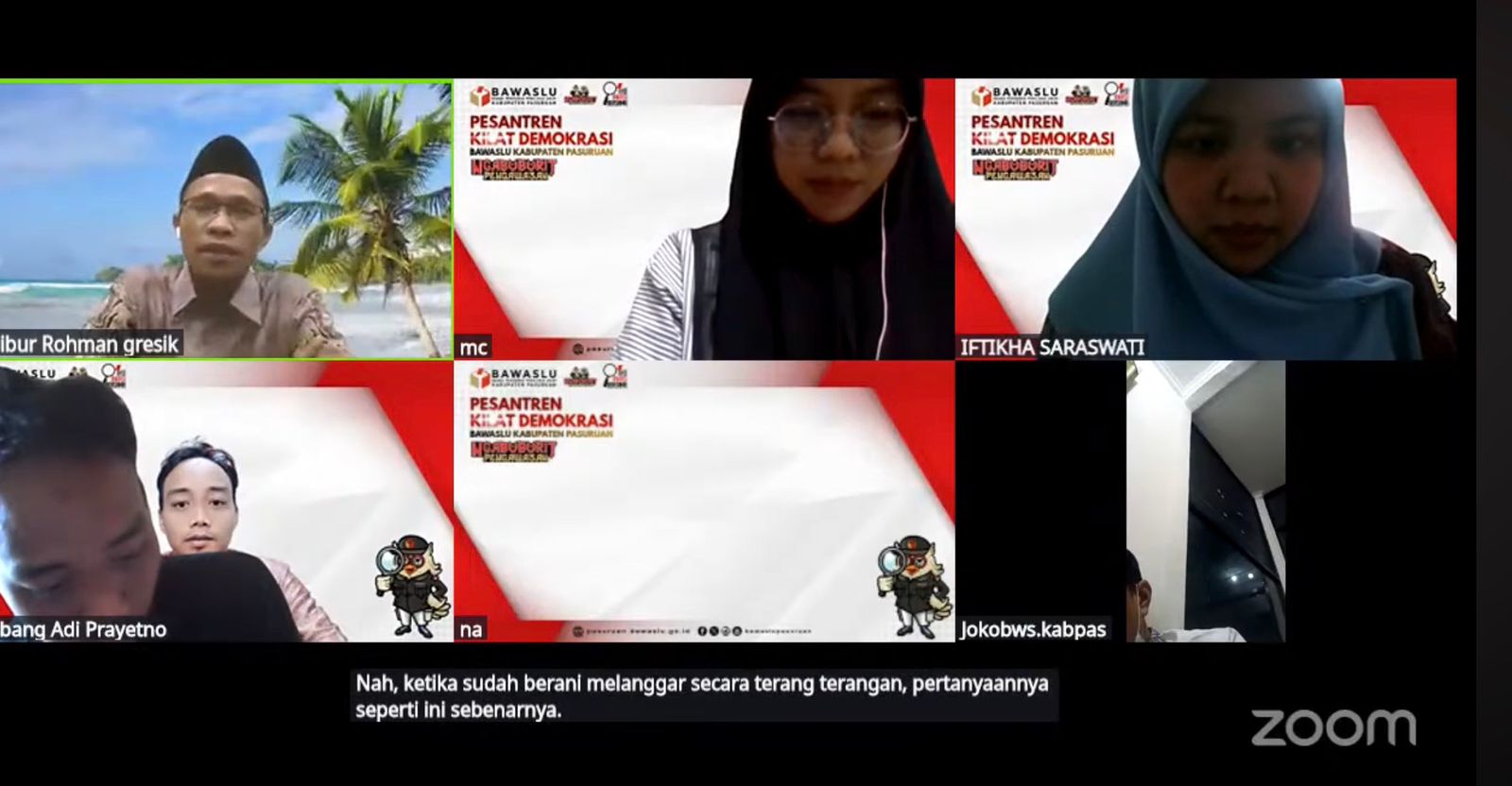 Zoom Pesantren kilat