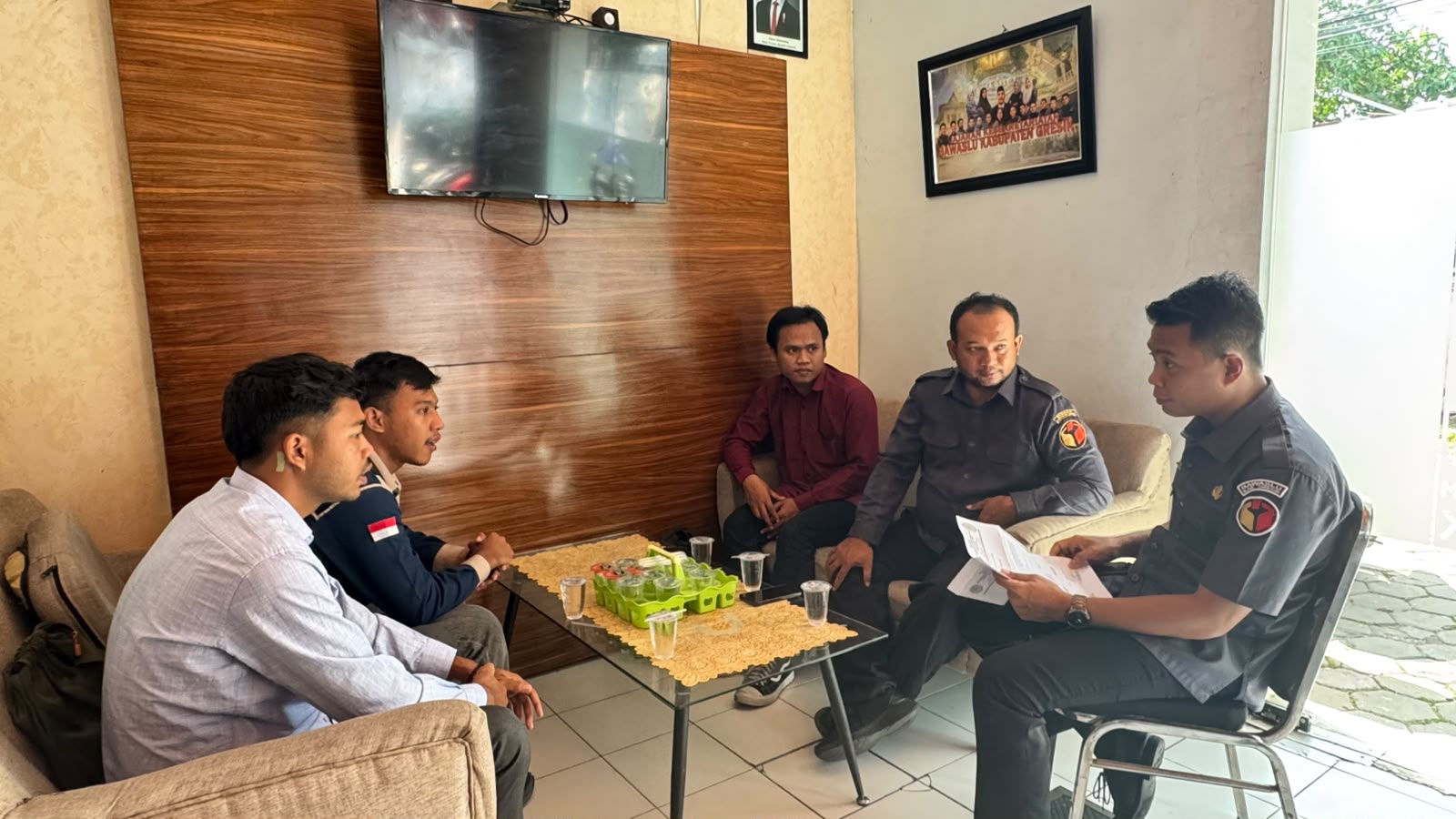 Kunjungan dari mahasiswa UQ