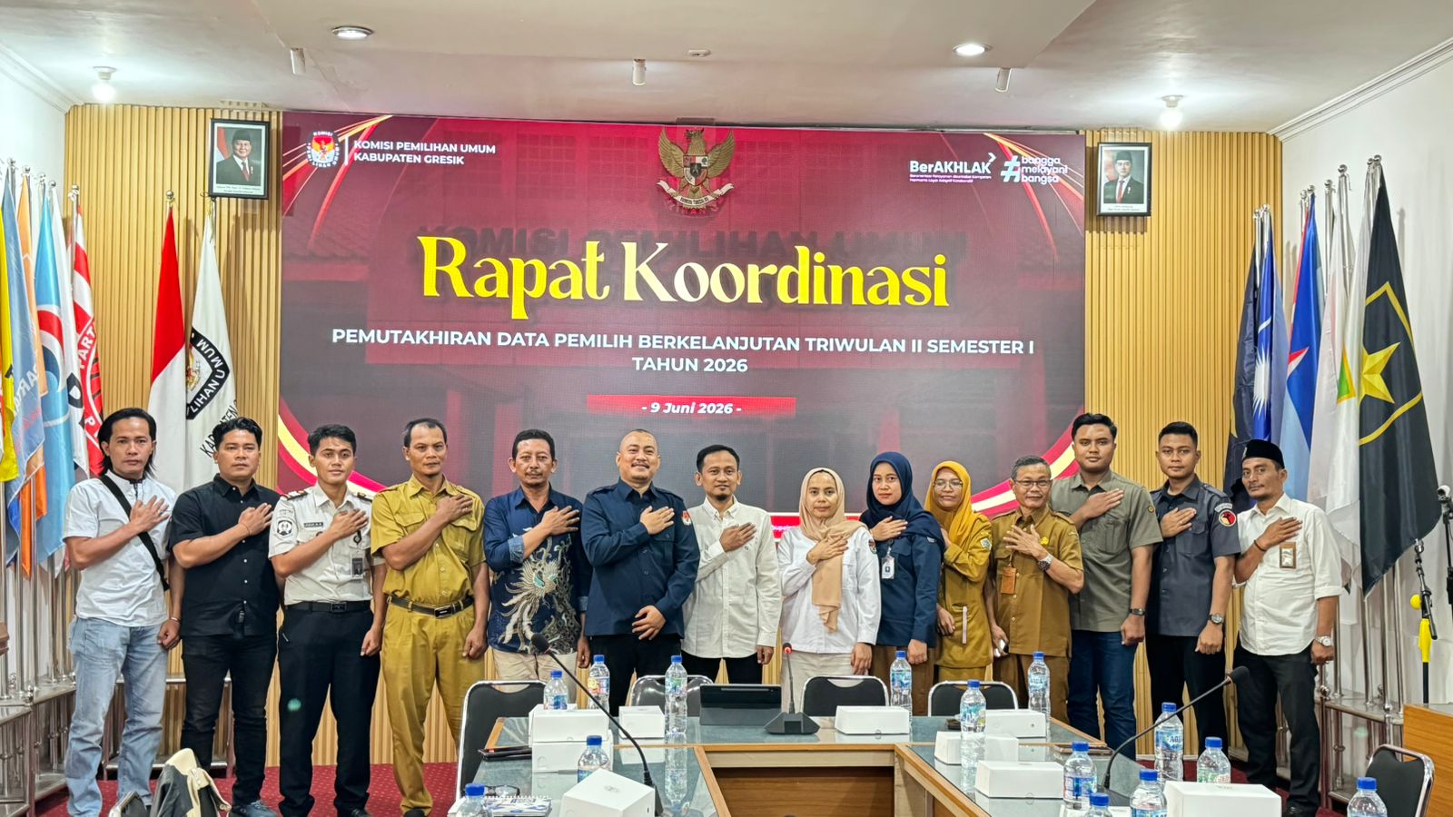 Rapat Koordinasi di KPU Gresik