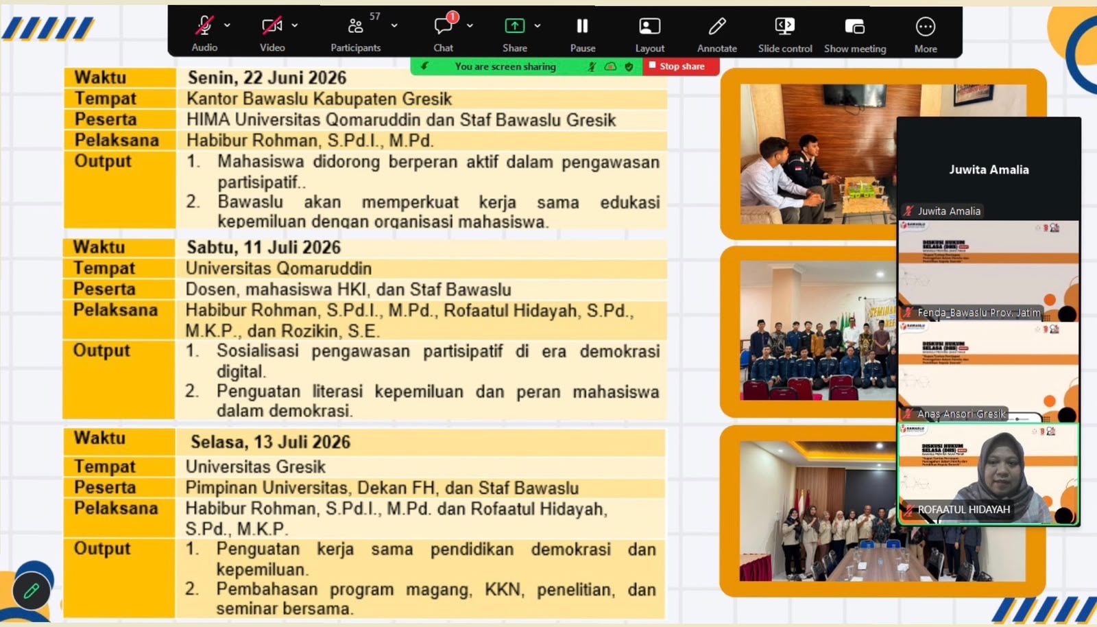 Zoom Bawaslu Jatim