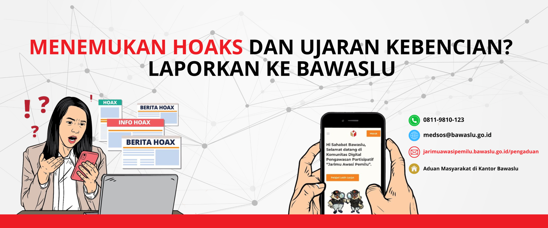 Banner Laporan Hoaks