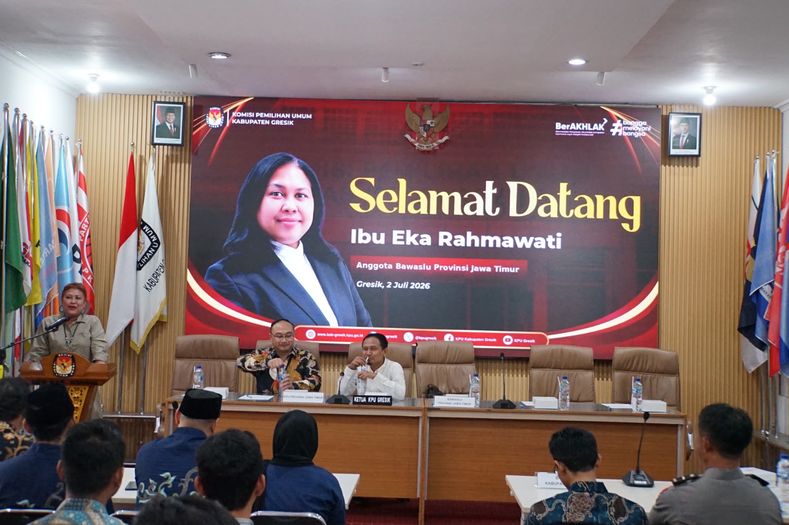 Eka Rahmawati hadiri rapat pleno rekapitulasi pdpb triwulan 2
