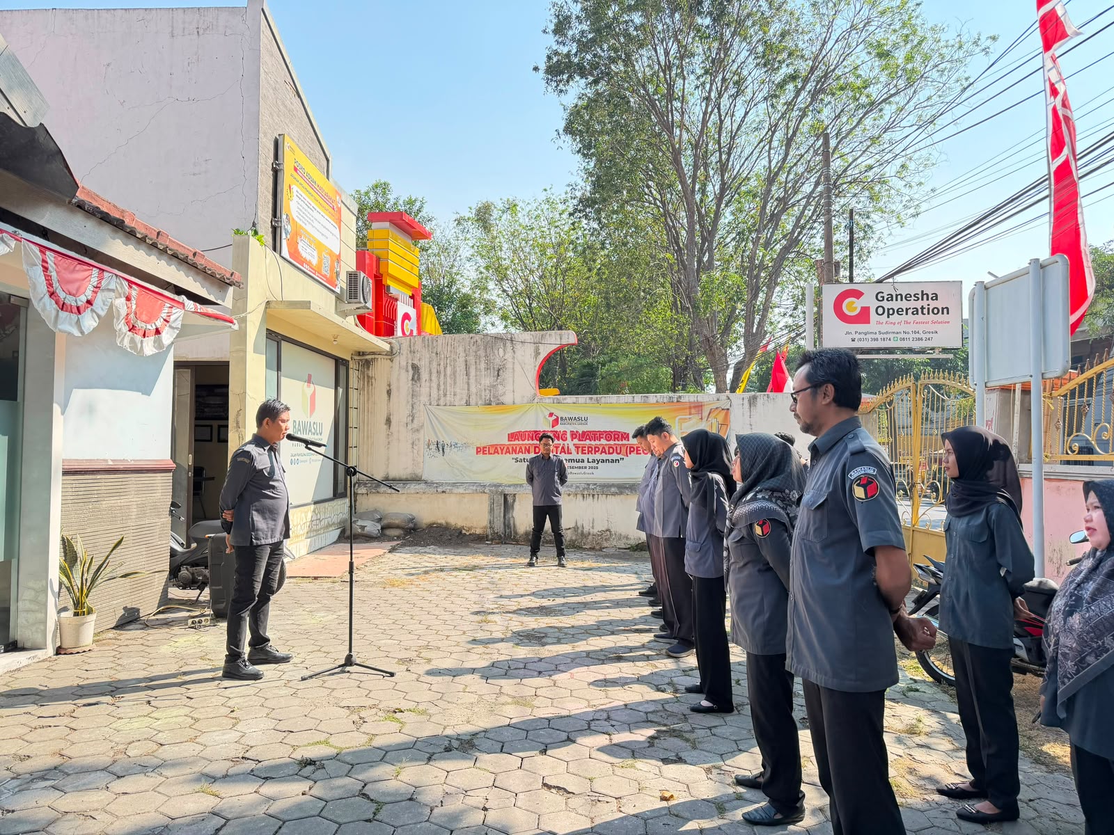 Apel senin Bawaslu Gresik