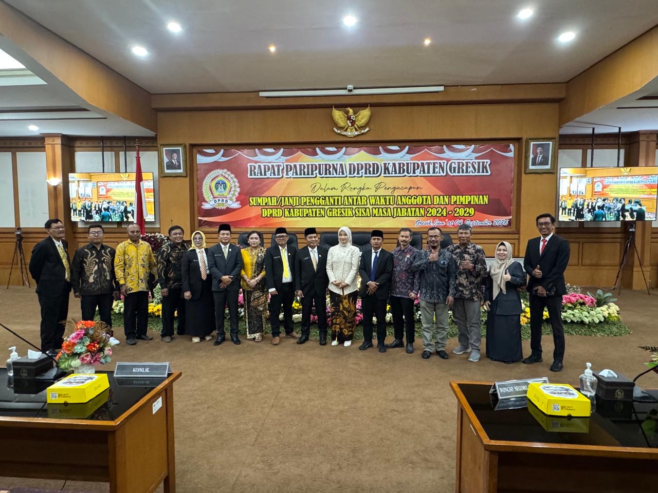 Rozikin hadiri Rapat Paripurna DPRD Kabupaten Gresik