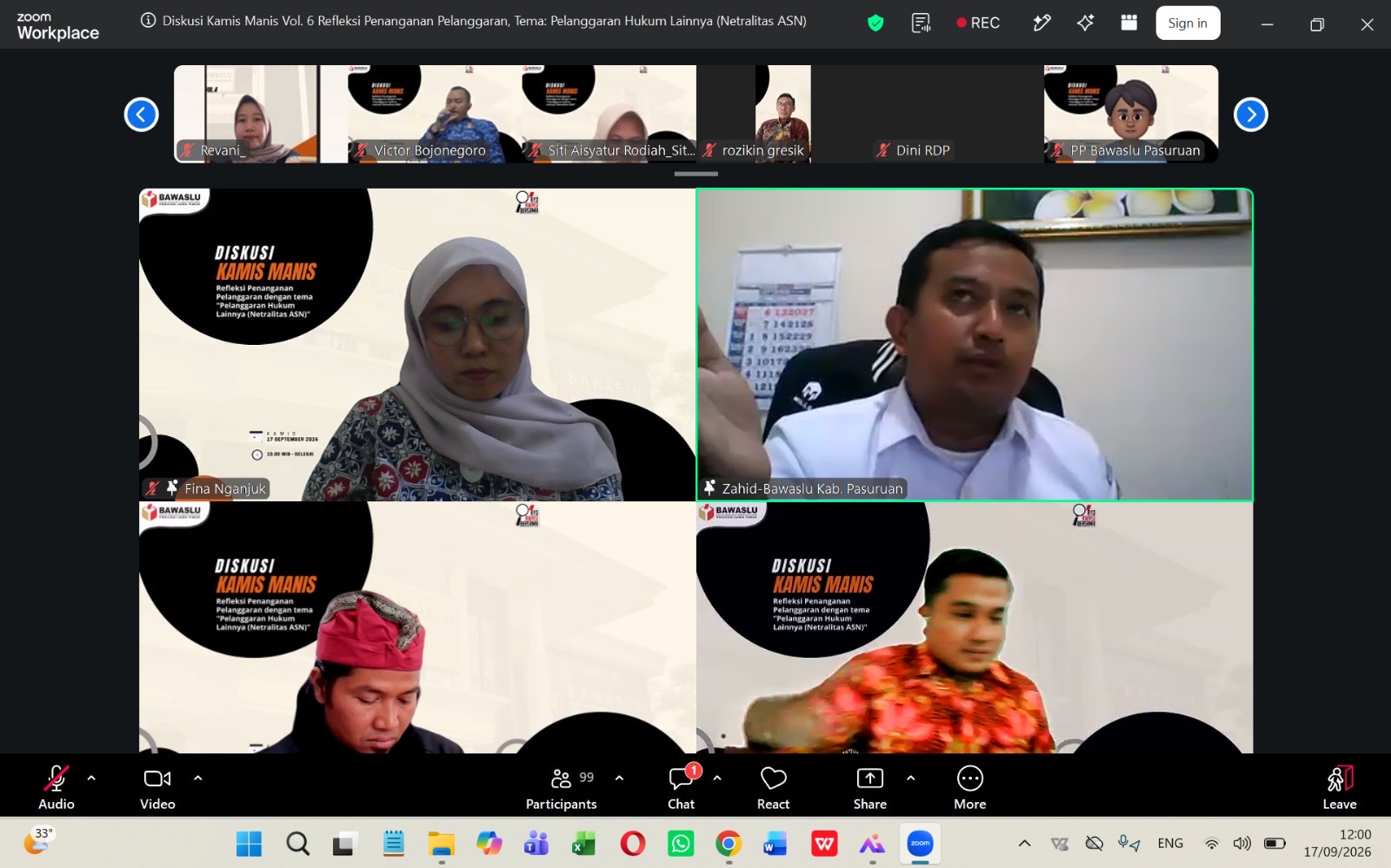Zoom kamis manis