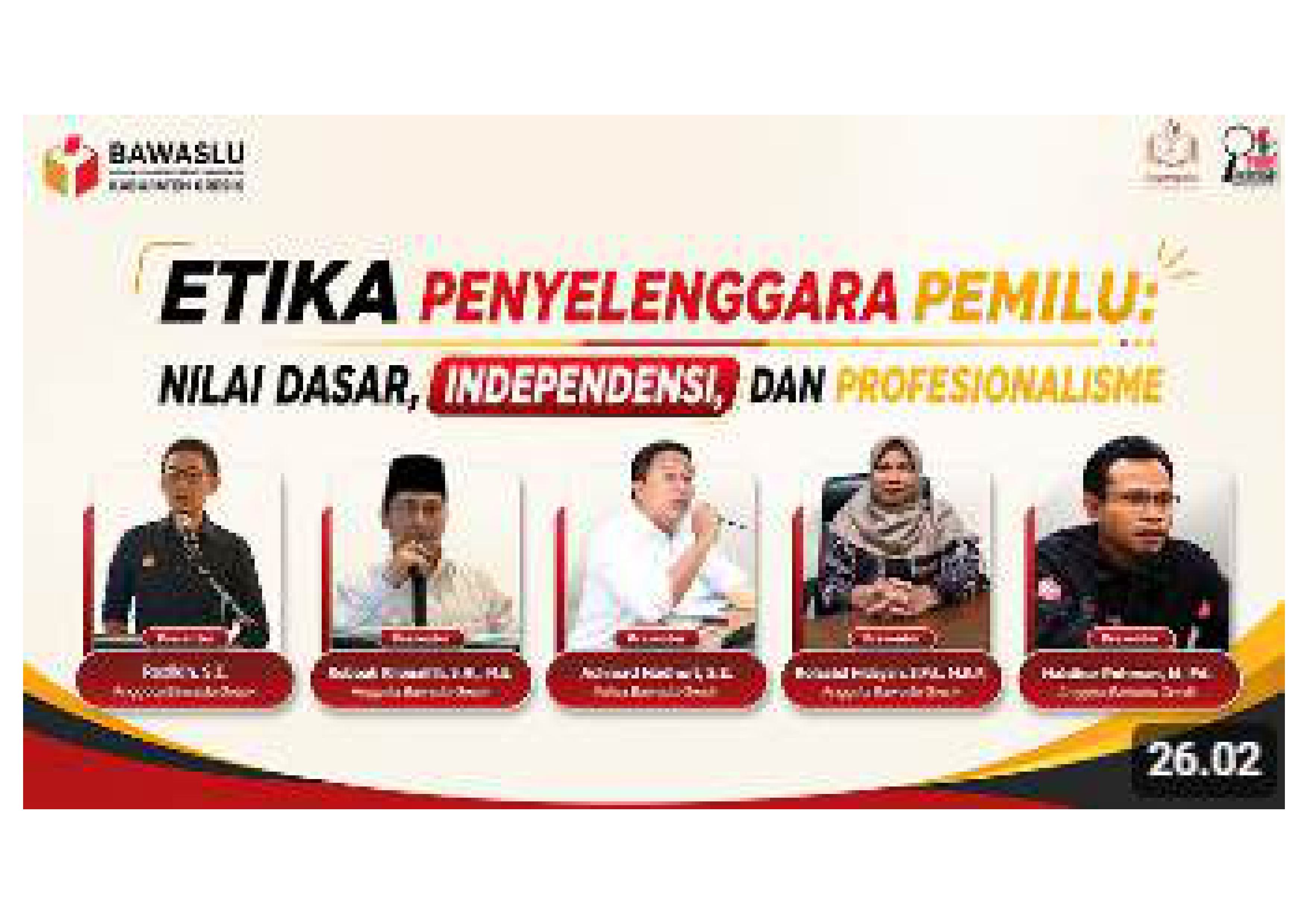 Banner Bawaslu Membelajarkan Vol. 2 