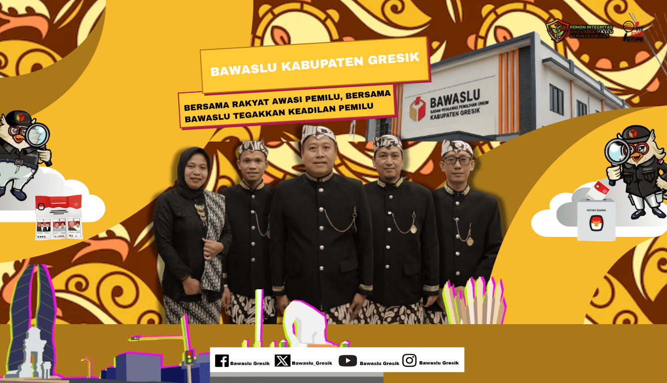 Banner Bawaslu Gresik Edisi 2026