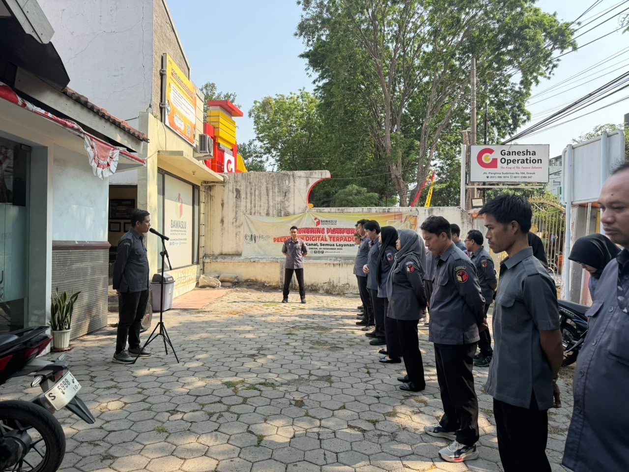 Apel senin Bawaslu Gresik