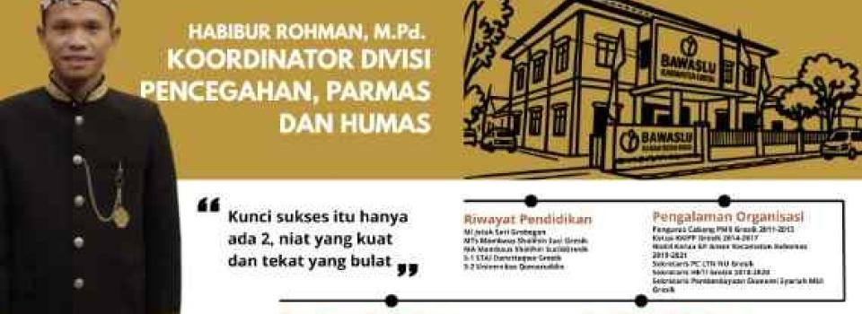 Profil Pimpinan Bawaslu Kabupaten Gresik