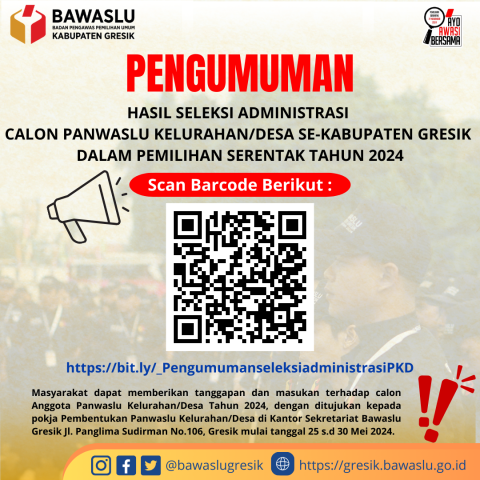 pengumuman lolos administrasi