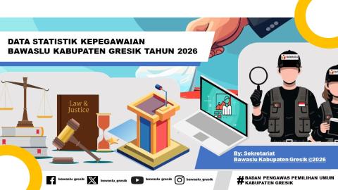 Data Kepegawaian Bawaslu Kabupaten Gresik Tahun 2026 