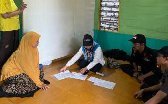 Bawaslu Gresik sedang melaksanakan Uji Petik Coklit