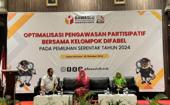 Bawaslu Gelar Optimalisasi Pengawasan Partisipatif bersama kelompok difabel