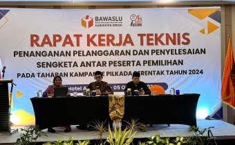 Rakernis Penanganan Pelanggaran dan Penyelesaian Sengketa 