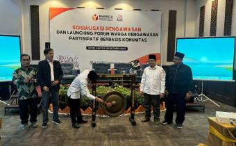 Bawaslu Gresik Launching Forum Warga Pengawasan Partisipatif