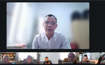 Rapat Daring Bawaslu Jatim