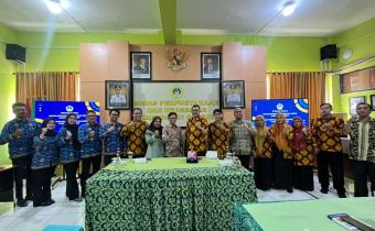 Bawaslu Gresik Audiensi ke Dinas Arsip